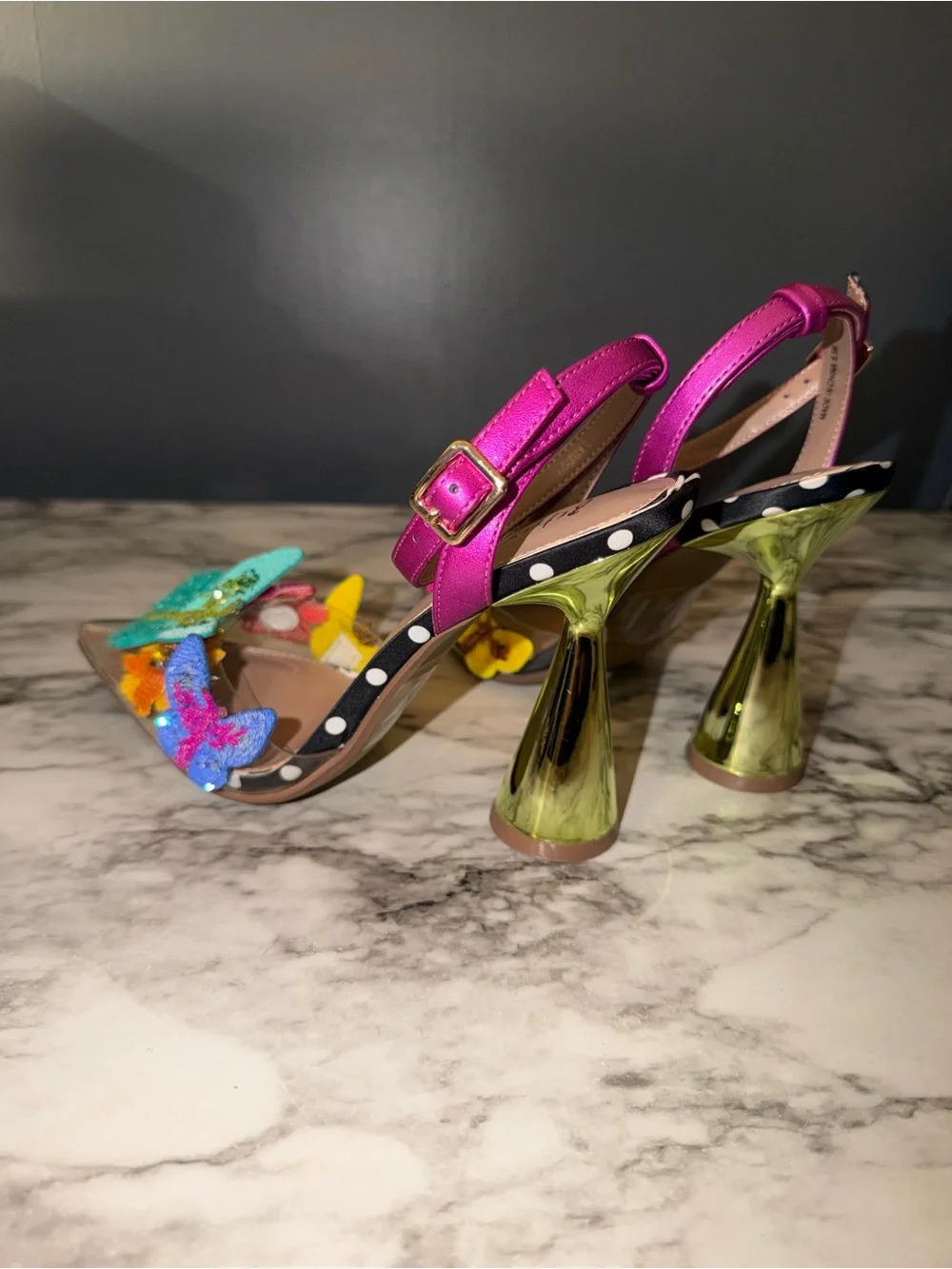 Betsey Johnson butterfly heels - Picture 4 of 9